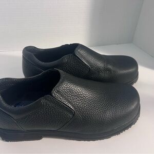 Dr. Scholl’s Black Leather non-slip Slip-On Men's Shoes - S2